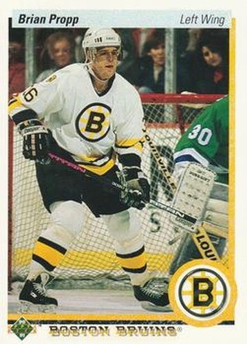 #2 Brian Propp - Boston Bruins - 1990-91 Upper Deck Hockey