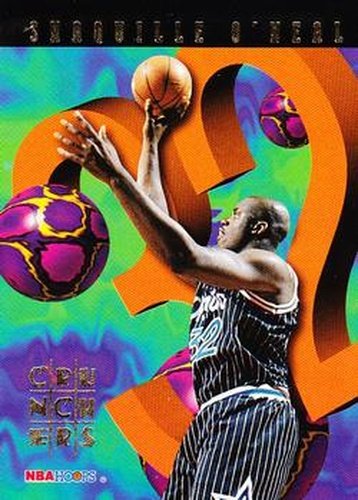 #2 Shaquille O'Neal - Orlando Magic - 1995-96 Hoops Basketball - Number Crunchers