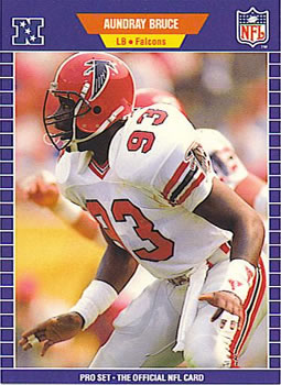 #2 Aundray Bruce - Atlanta Falcons - 1989 Pro Set Football