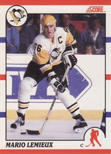 #2 Mario Lemieux - Pittsburgh Penguins - 1990-91 Score Canadian Hockey