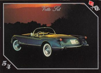 #2 1954 Corvette Convertible - 1991 Collect-A-Card Vette Set