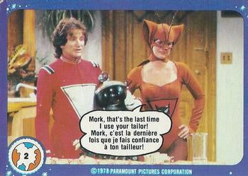 #2 Mork, That's the Last Time I Use Your Tailor! - 1978 O-Pee-Chee Mork & Mindy