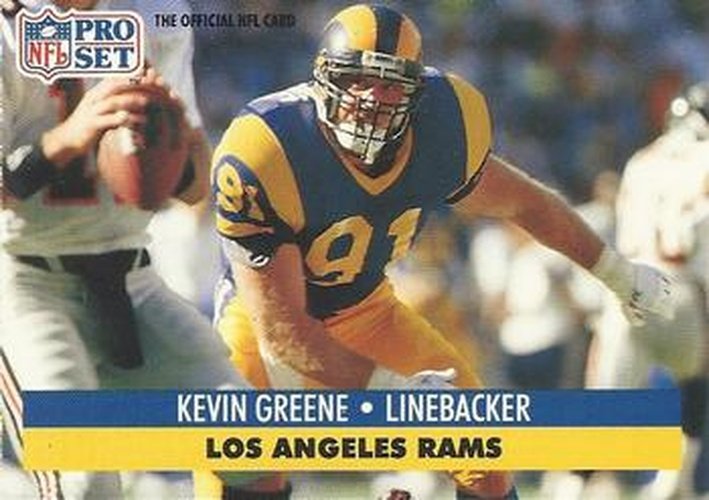 #202 Kevin Greene - Los Angeles Rams - 1991 Pro Set Football