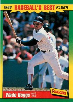 #2 Wade Boggs - Boston Red Sox - 1988 Fleer Baseball's Best Sluggers vs Pitchers
