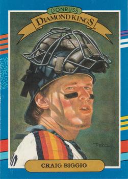 #2 Craig Biggio - Houston Astros - 1991 Donruss Baseball