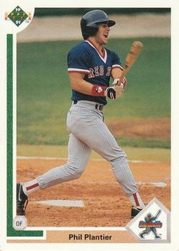 #2 Phil Plantier - Boston Red Sox - 1991 Upper Deck Baseball