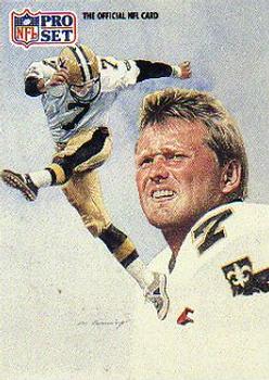 #402 Morten Andersen - New Orleans Saints - 1991 Pro Set Football