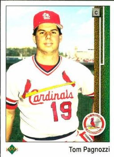 #602 Tom Pagnozzi - St. Louis Cardinals - 1989 Upper Deck Baseball