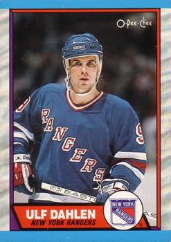 #2 Ulf Dahlen - New York Rangers - 1989-90 O-Pee-Chee Hockey
