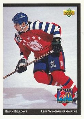 #McD-02 Brian Bellows - Minnesota North Stars - 1992-93 Upper Deck McDonald's All-Stars Hockey