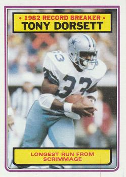#2 Tony Dorsett - Dallas Cowboys - 1983 Topps Football