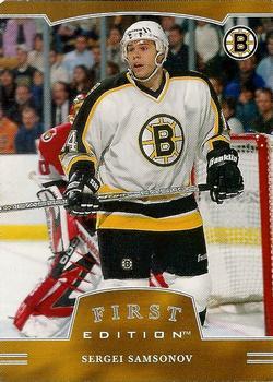 #31 Sergei Samsonov - Boston Bruins - 2002-03 Be a Player First Edition Hockey