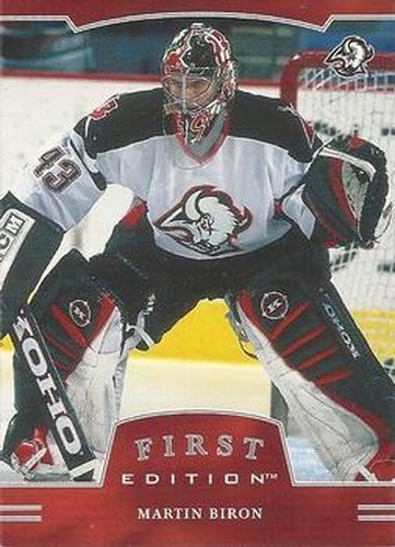 #36 Martin Biron - Buffalo Sabres - 2002-03 Be a Player First Edition Hockey