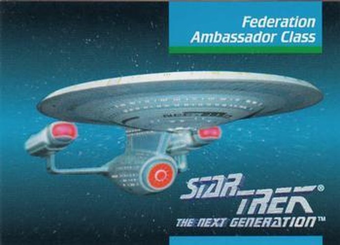 #39 Federation Ambassador Class - 1992 Impel Star Trek: The Next Generation