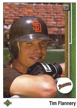 #603 Tim Flannery - San Diego Padres - 1989 Upper Deck Baseball