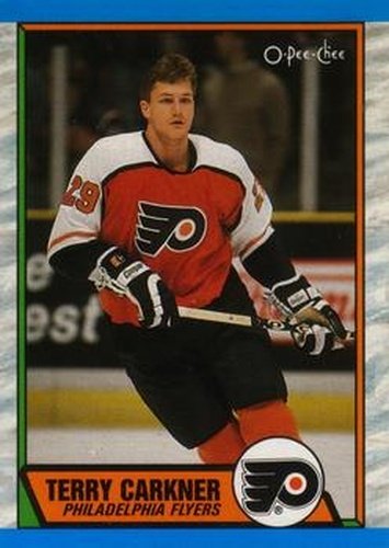 #3 Terry Carkner - Philadelphia Flyers - 1989-90 O-Pee-Chee Hockey