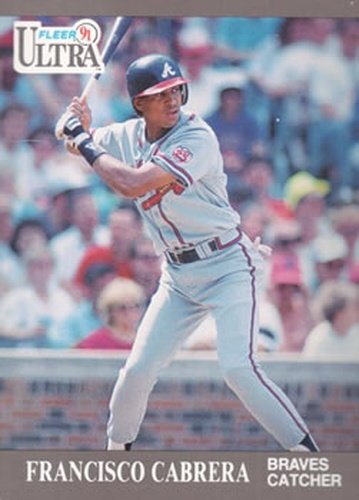 #3 Francisco Cabrera - Atlanta Braves - 1991 Ultra Baseball