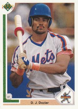 #3 D.J. Dozier - New York Mets - 1991 Upper Deck Baseball