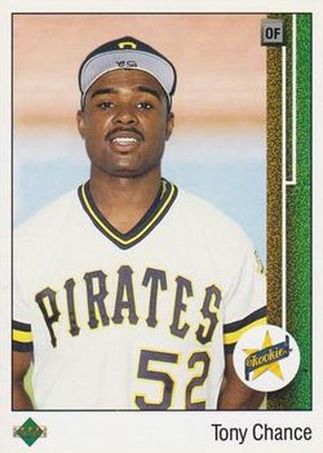 #3 Tony Chance - Pittsburgh Pirates - 1989 Upper Deck Baseball