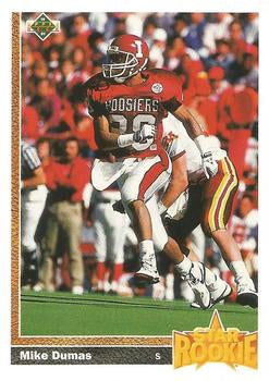 #3 Mike Dumas - Houston Oilers - 1991 Upper Deck Football