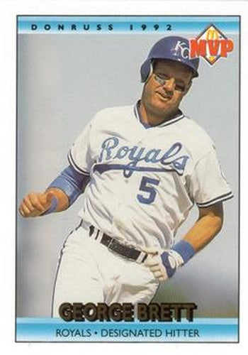 #3 George Brett - Kansas City Royals - 1992 Donruss McDonald's MVP Baseball