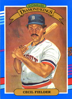 #3 Cecil Fielder - Detroit Tigers - 1991 Donruss Baseball