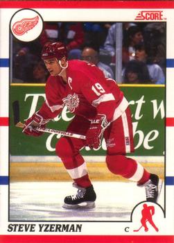 #3 Steve Yzerman - Detroit Red Wings - 1990-91 Score Canadian Hockey