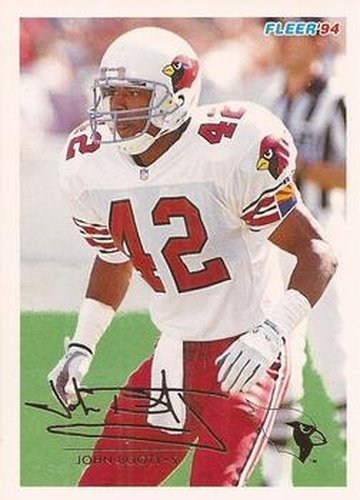 #3 John Booty - Arizona Cardinals - 1994 Fleer Football