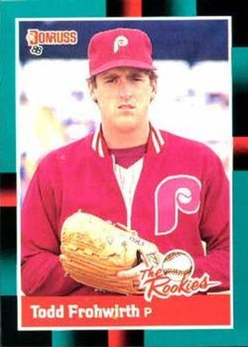 #3 Todd Frohwirth - Philadelphia Phillies - 1988 Donruss The Rookies Baseball