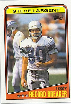 #3 Steve Largent - Seattle Seahawks - 1988 Topps Football