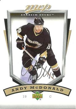 #3 Andy McDonald - Anaheim Ducks - 2006-07 Upper Deck MVP Hockey