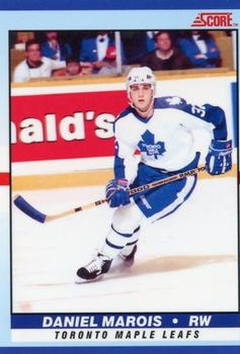 #3 Daniel Marois - Toronto Maple Leafs - 1990-91 Score Young Superstars Hockey