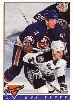 #3 Uwe Krupp - New York Islanders - 1993-94 Topps Premier Hockey