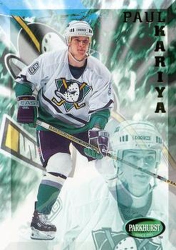 #3 Paul Kariya - Anaheim Mighty Ducks - 1995-96 Parkhurst International Hockey