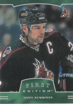 #40 Teppo Numminen - Phoenix Coyotes - 2002-03 Be a Player First Edition Hockey