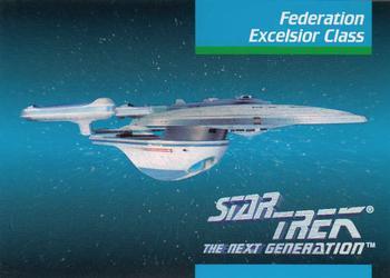 #40 Federation Excelsior Class - 1992 Impel Star Trek: The Next Generation