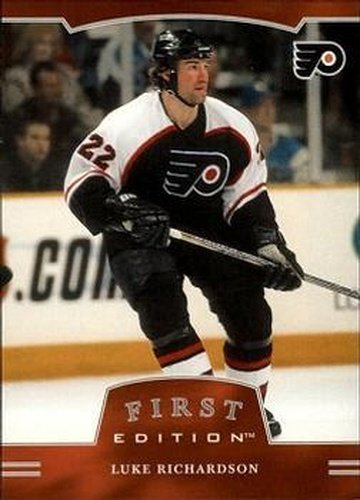 #41 Luke Richardson - Philadelphia Flyers - 2002-03 Be a Player First Edition Hockey