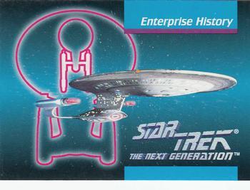 #44 Enterprise History - 1992 Impel Star Trek: The Next Generation