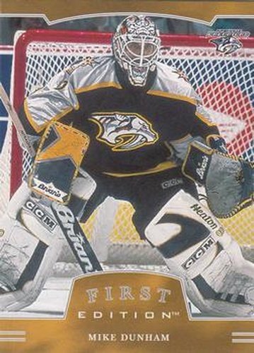 #46 Mike Dunham - Nashville Predators - 2002-03 Be a Player First Edition Hockey
