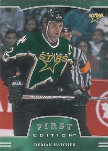 #47 Derian Hatcher - Dallas Stars - 2002-03 Be a Player First Edition Hockey
