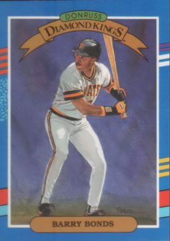 #4 Barry Bonds - Pittsburgh Pirates - 1991 Donruss Baseball