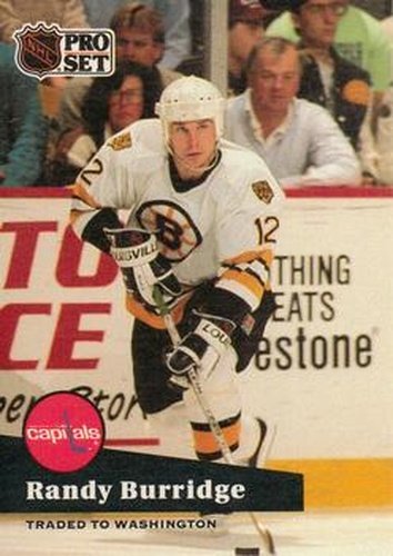 #4 Randy Burridge - 1991-92 Pro Set Hockey