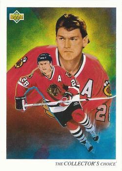 #4 Steve Larmer - Chicago Blackhawks - 1992-93 Upper Deck Hockey