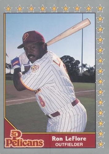 #4 Ron LeFlore - St. Petersburg Pelicans - 1990 Pacific Senior League Baseball
