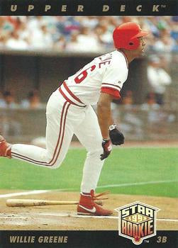 #4 Willie Greene - Cincinnati Reds - 1993 Upper Deck Baseball