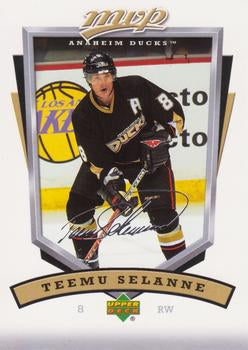 #4 Teemu Selanne - Anaheim Ducks - 2006-07 Upper Deck MVP Hockey