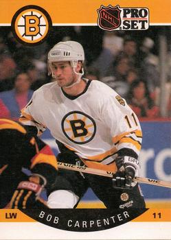 #4 Bob Carpenter - Boston Bruins - 1990-91 Pro Set Hockey
