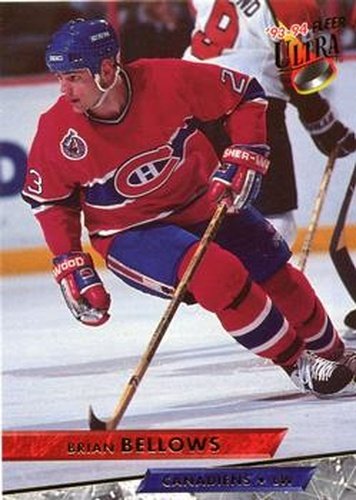 #4 Brian Bellows - Montreal Canadiens - 1993-94 Ultra Hockey
