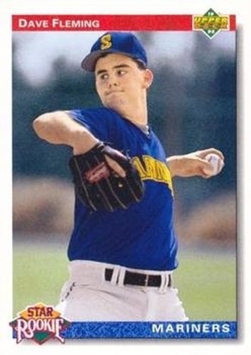 #4 Dave Fleming - Seattle Mariners - 1992 Upper Deck Baseball