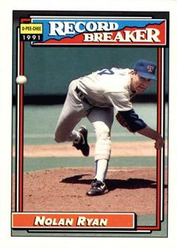 #4 Nolan Ryan - Texas Rangers - 1992 O-Pee-Chee Baseball